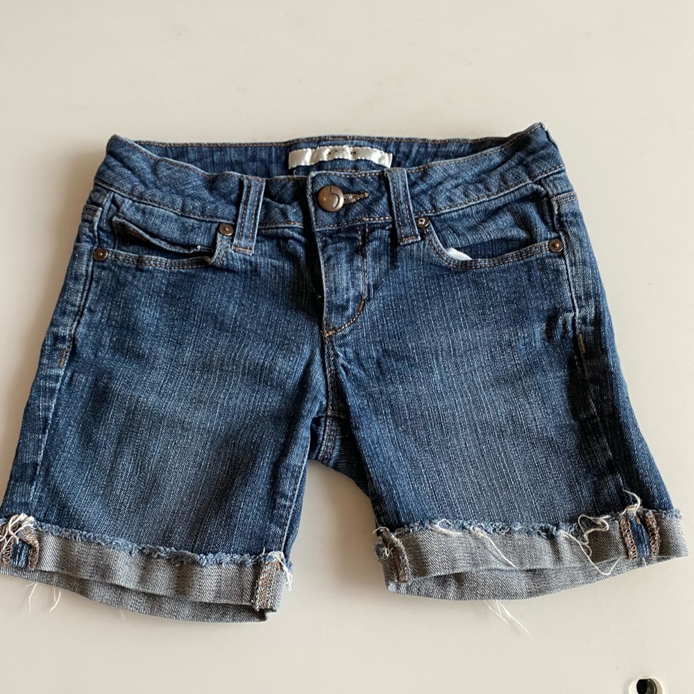 Girls joes jeans cuffed denim jeans shorts